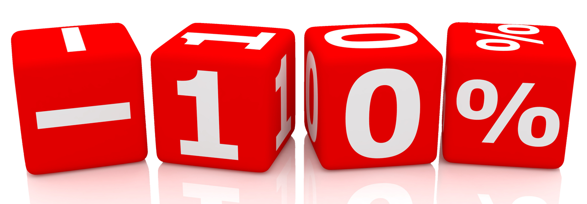 10% Fr&uuml;hbucherrabatt