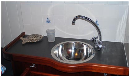 Aaltje Engelina Kabine mit Doppelbett