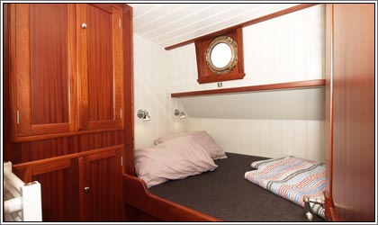 Aaltje Engelina Kabine mit Doppelbett