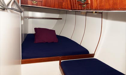 Vrouwe Franciska  Kabine vorn SB