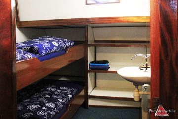 Zweimastlogger MARS Kabine