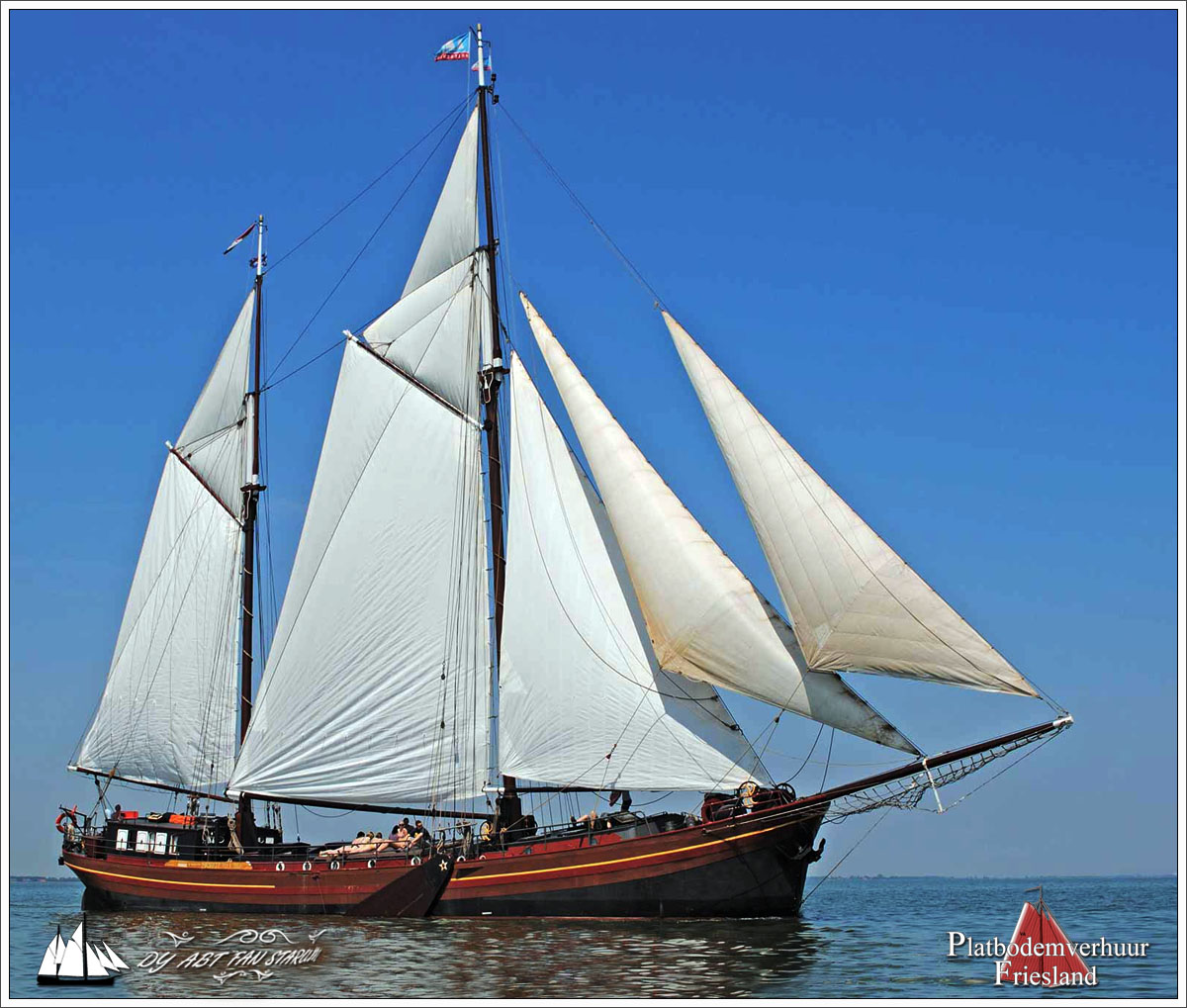 Zweimastklipper DY ABT FAN STARUM f&uuml;r 26 Personen